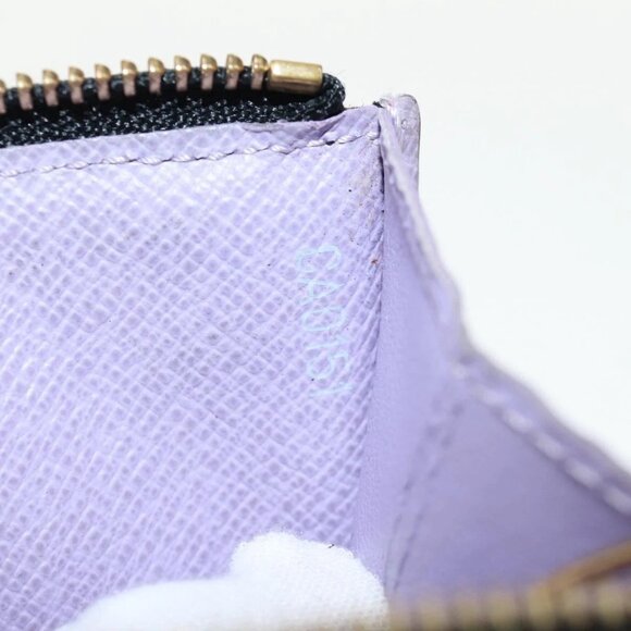 LOUIS VUITTON Multicolor Pochette Cles NM Coin Purse Black M60279 Auth 146522V - Picture 12 of 16